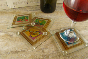 Drink Inspired Glass Coasters | FaveCrafts.com